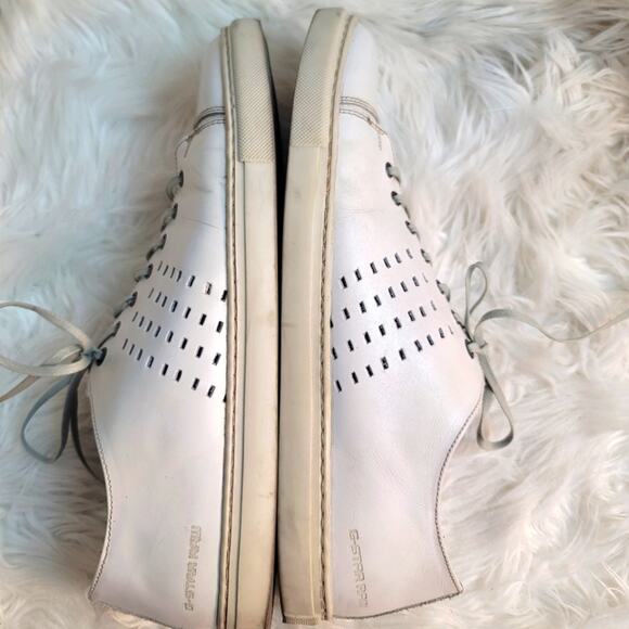 VINTAGE G-STAR RAW White Leather Augur II Lashkar Sneakers Casual Streetwear 12 main image 13